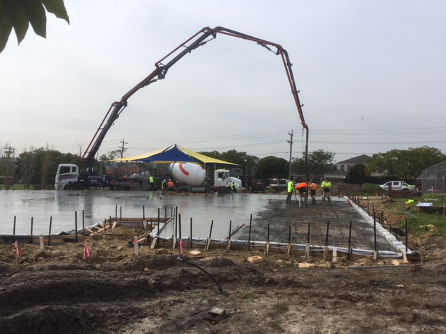 Concrete Slab – New Building