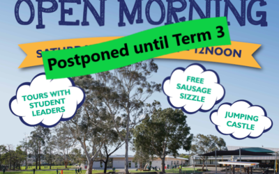 Open Morning – Postponed